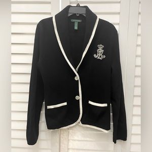 Polo Ralph Lauren 100% Cotton Sweater Cardigan Size M